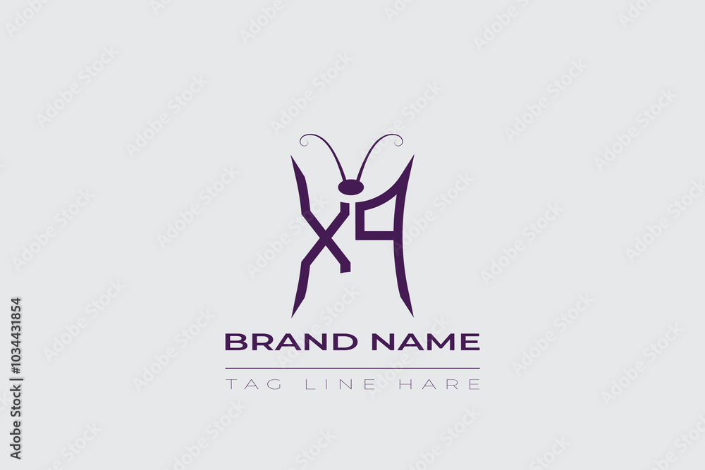 XQ Butterfly logo design. Butterfly initials X and Q line art logo template. This design can be used in cosmetics fashion and jewelry. XQ Butterfly logo design. Butterfly initials X and Q line art logo template. This design can be used in cosmetics fashion and jewelry.