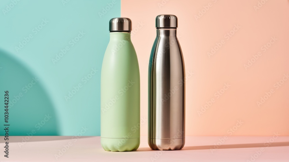 Stylish Reusable Water Bottles in Modern Colors Stylish Reusable Water Bottles in Modern Colors