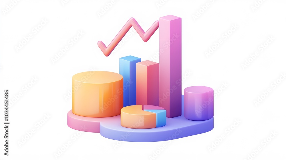 lying composition 3d icon, UI icon, a chart icon, bar chart has a rising arrow on it, bar chart, pie chart, a rising arrow, frosted glass, transparent, white background, transparent technology sense
lying composition 3d icon, UI icon, a chart icon, bar chart has a rising arrow on it, bar chart, pie chart, a rising arrow, frosted glass, transparent, white background, transparent technology sense