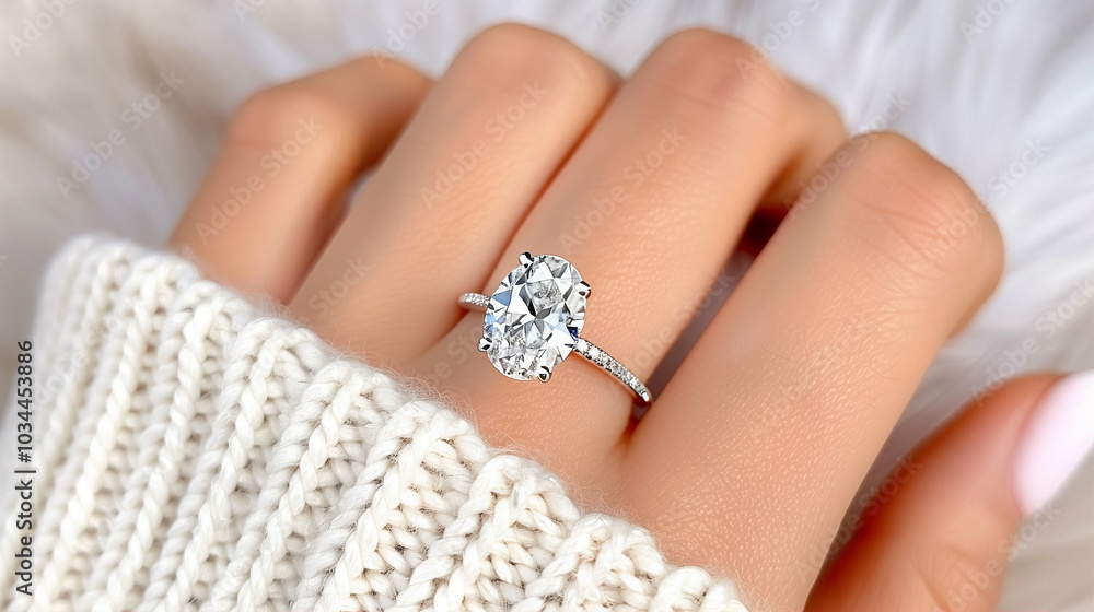 Ring with diamond on hand showcasing elegant fashion jewelry style Ring with diamond on hand showcasing elegant fashion jewelry style
