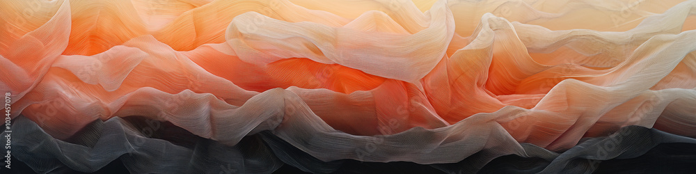 Flowing Abstract Gradient Fabric Art Background, Poster Header Cover Backdrop Design Flowing Abstract Gradient Fabric Art Background, Poster Header Cover Backdrop Design
