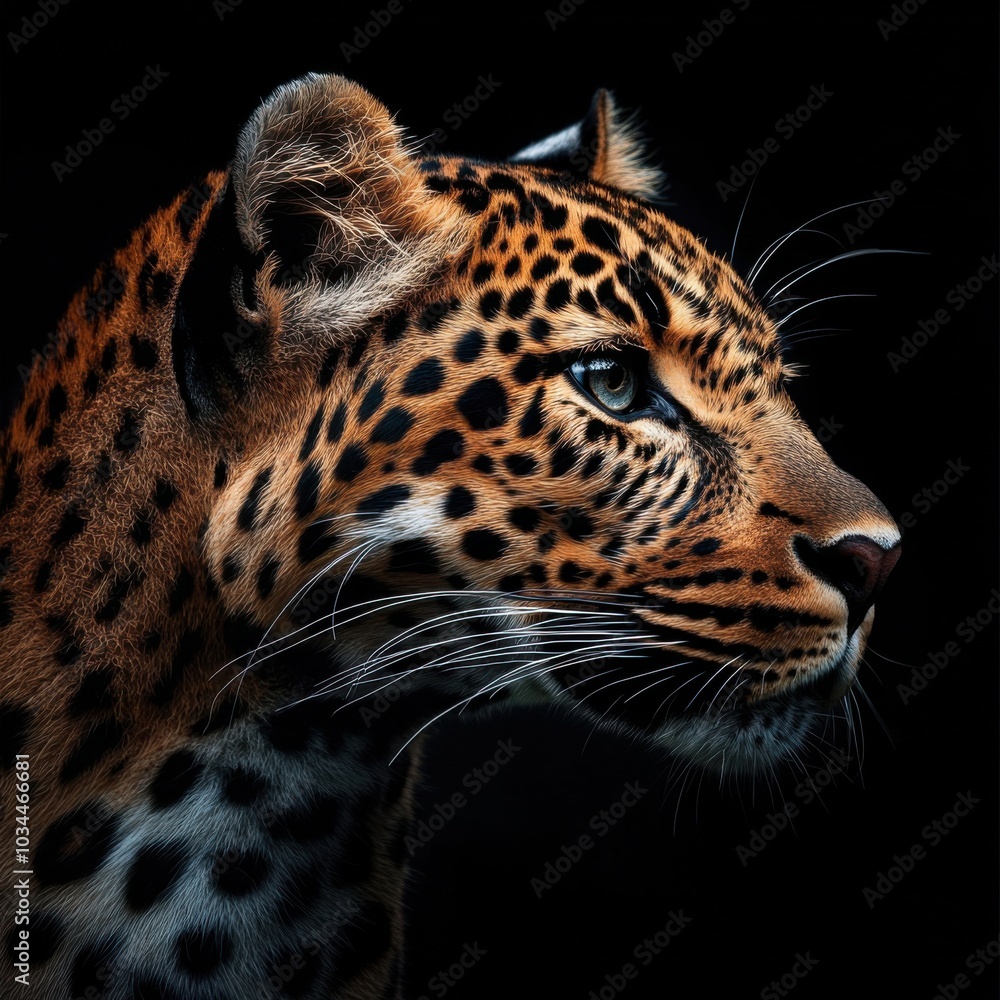a leopard is looking off into the distance a leopard is looking off into the distance
