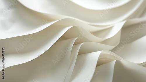 Fine white paper backdrop, highlighting the delicacy and precision of artistic craftsmanship