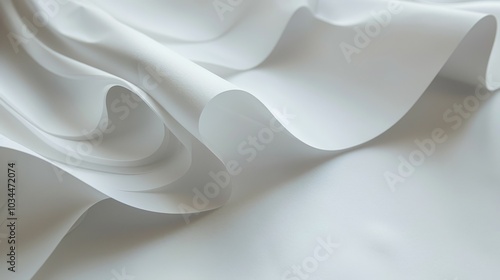 Fine white paper backdrop, highlighting the delicacy and precision of artistic craftsmanship