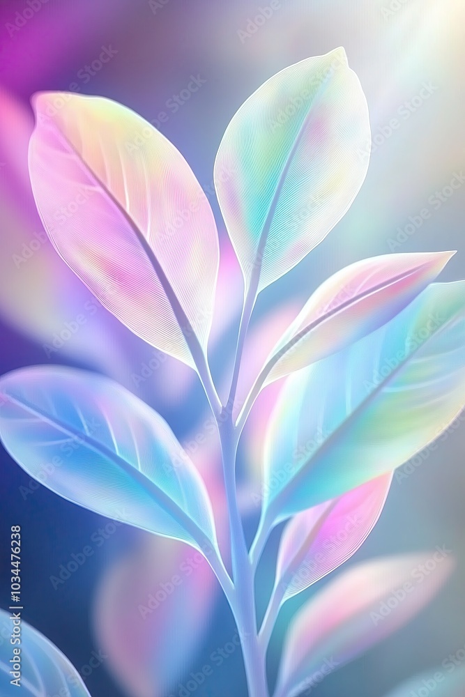 Close up of a Fractal Plant Growing Slowly With Twisting Leaves in Vibrant Colors Close up of a Fractal Plant Growing Slowly With Twisting Leaves in Vibrant Colors