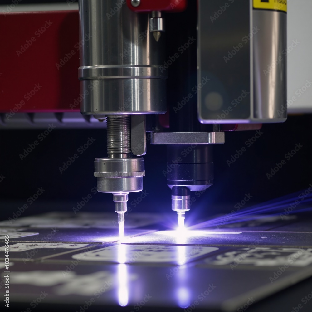 Intricate designs are created through precision laser-cutting machines focusing intense beams on metal sheets using advanced manufacturing technology Intricate designs are created through precision laser-cutting machines focusing intense beams on metal sheets using advanced manufacturing technology