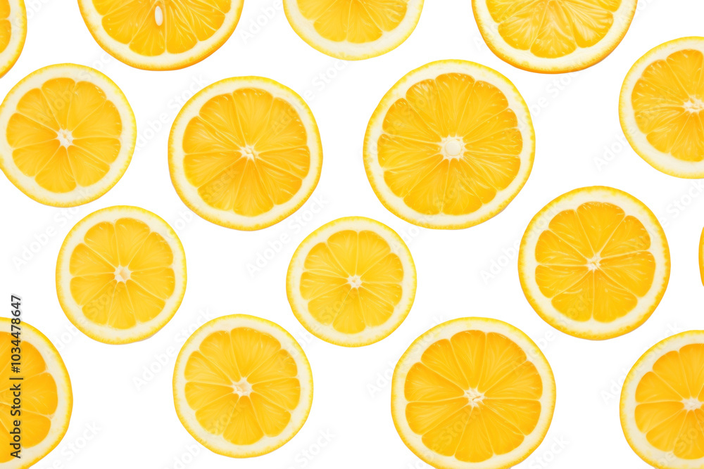 PNG photo of *lemon slide cut in half* pattern, flat lay, on white background PNG photo of *lemon slide cut in half* pattern, flat lay, on white background
