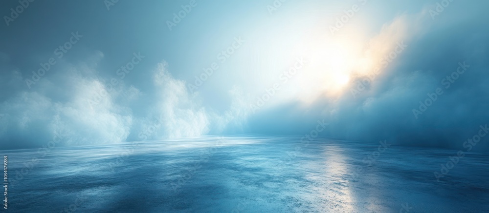 Obraz premium Mystical Blue Horizon