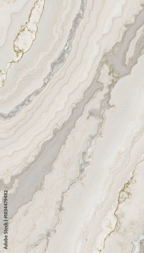 Naklejka premium Natural texture of marble design, featuring a glossy slab with intricate veining, adding elegance and sophistication to any interior space