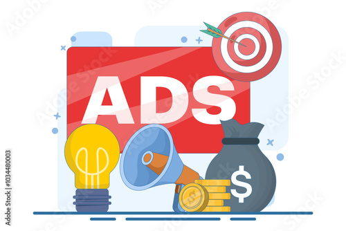The concept of paid advertising is displaying ads on websites that generate revenue, internet marketing, pay per click, PPC, Advertising or commercials, Promoting brands to the audience.