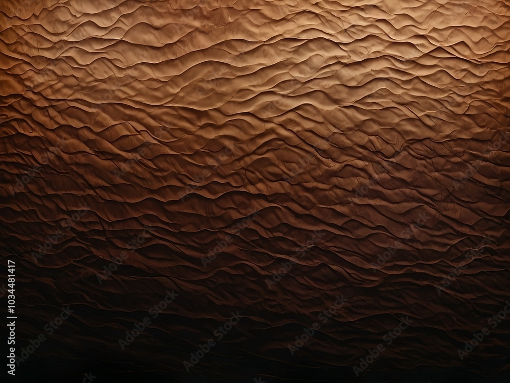 Grainy gradient background Brown abstract glowing color wave black backdrop, noise texture banner poster header design. Grainy gradient background Brown abstract glowing color wave black backdrop, noise texture banner poster header design.