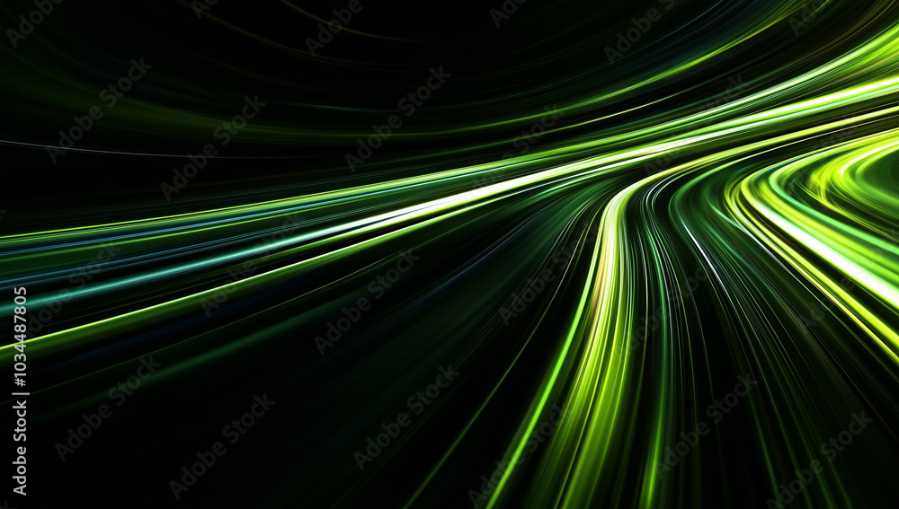 Blurred motion with light trails on a black background, creating a sense of speed and energy. Blurred motion with light trails on a black background, creating a sense of speed and energy.