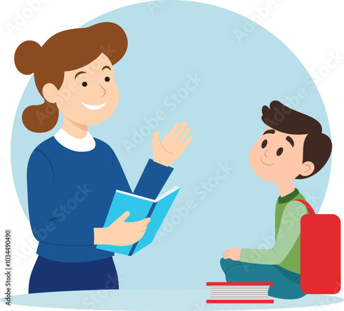 Engaged in Learning, Knowledge Shared, Perfect for promoting educational institutions, tutoring services, or online learning platforms, Great for articles discussing the importance of teaching methods