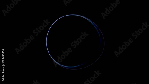 Puffed: Torus Doughnut Talking Pattern Space Geometric Landscape Modern Technology Design Background 4K stock animation video