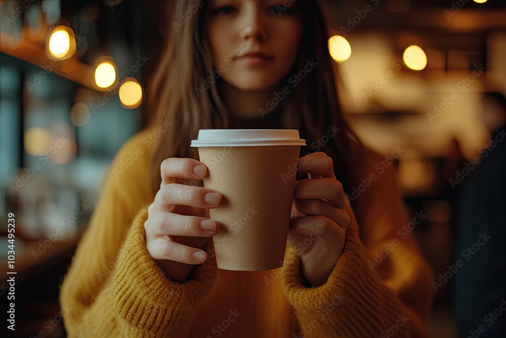 Coffee Cup Mockup, high-end and customizable with realistic high-resolution rendering, ideal for branding, packaging design, and professional presentations, AI Generative Coffee Cup Mockup, high-end and customizable with realistic high-resolution rendering, ideal for branding, packaging design, and professional presentations, AI Generative