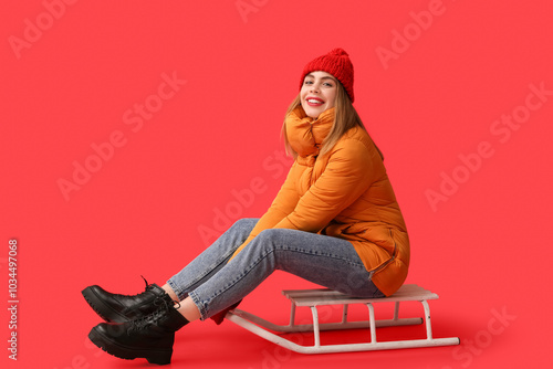 Beautiful young happy woman...