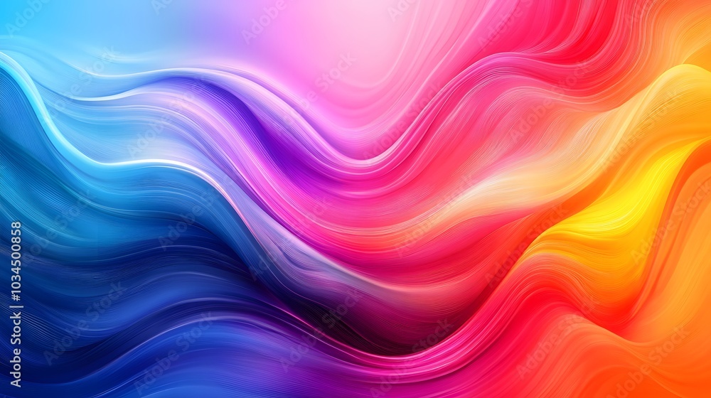 The abstract wave is made in a frame style in a bright gradient color. The abstract wave is made in a frame style in a bright gradient color.