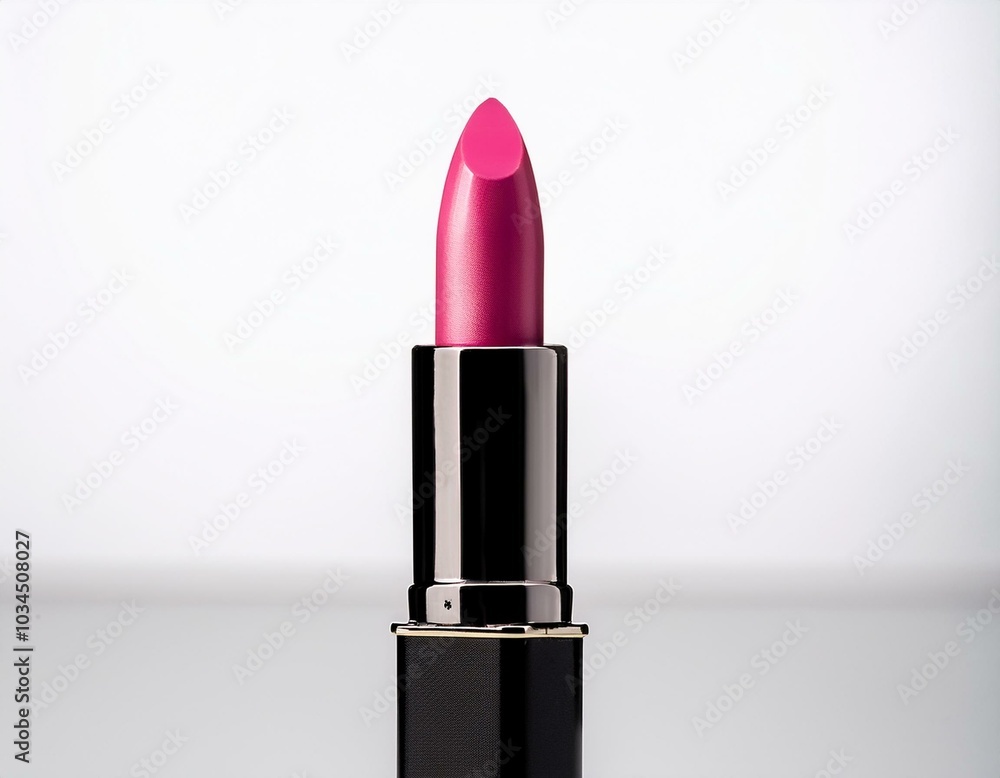 pink lipstick in black tube on white background beauty makeup cosmetics fashion prod pink lipstick in black tube on white background beauty makeup cosmetics fashion prod