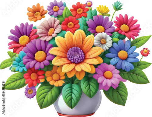 HD quality colorful  flower vector images