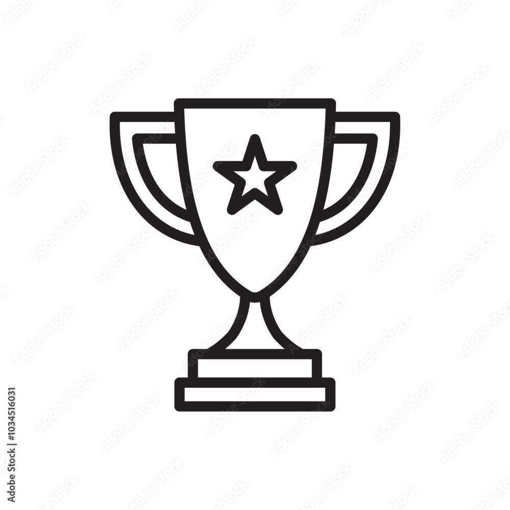 Award icon Simple thin outline Award icon Simple thin outline