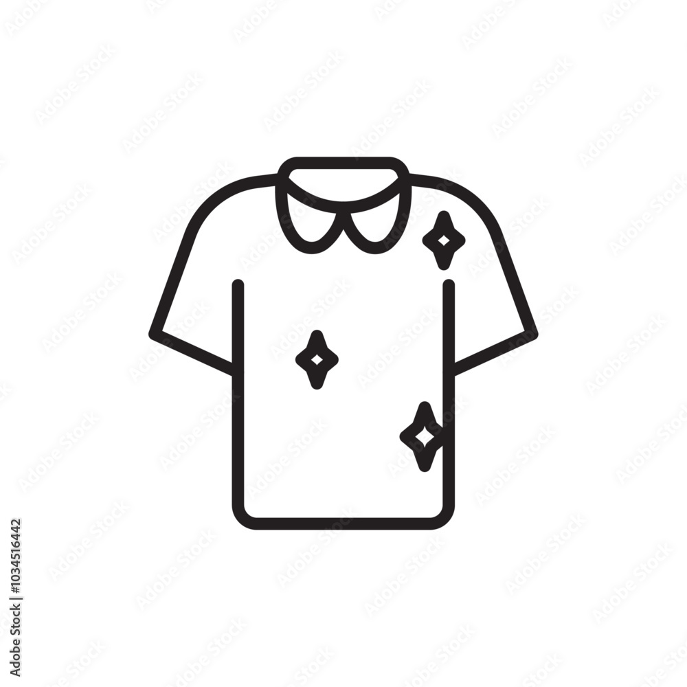 Clean Clothes icon Simple thin outline Clean Clothes icon Simple thin outline