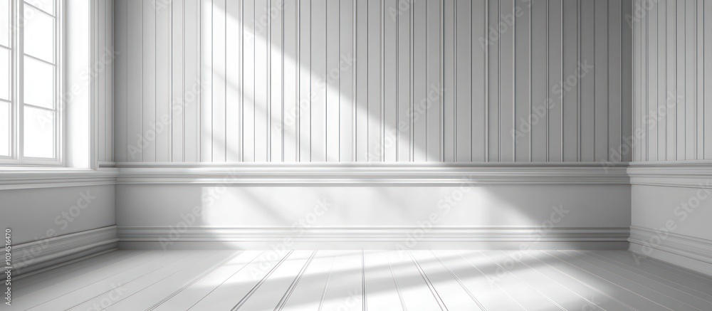 Obraz premium White Room with Sunbeams