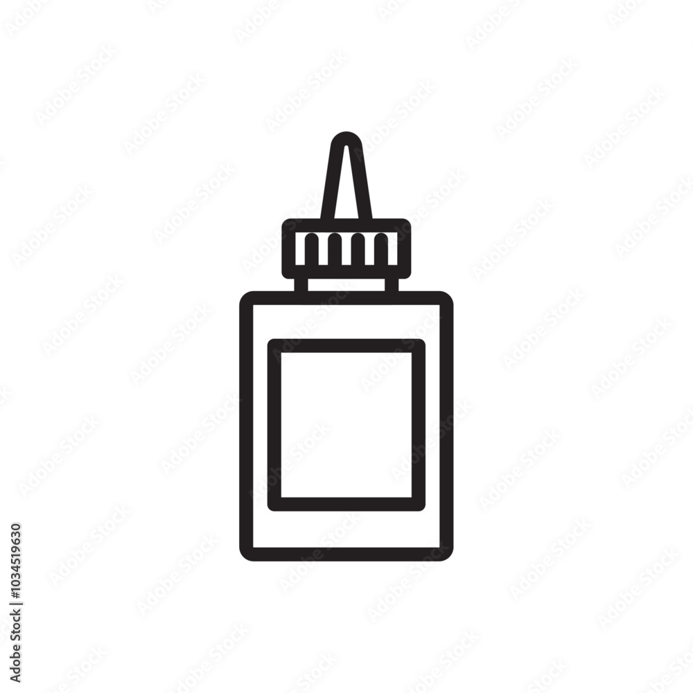 Glue icon Simple thin outline Glue icon Simple thin outline