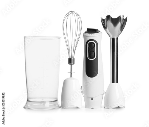 Modern blender with differe...