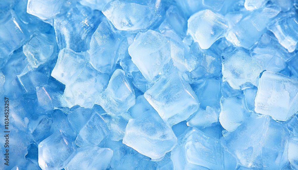 Natural texture of winter ice, blue ice as background Natural texture of winter ice, blue ice as background