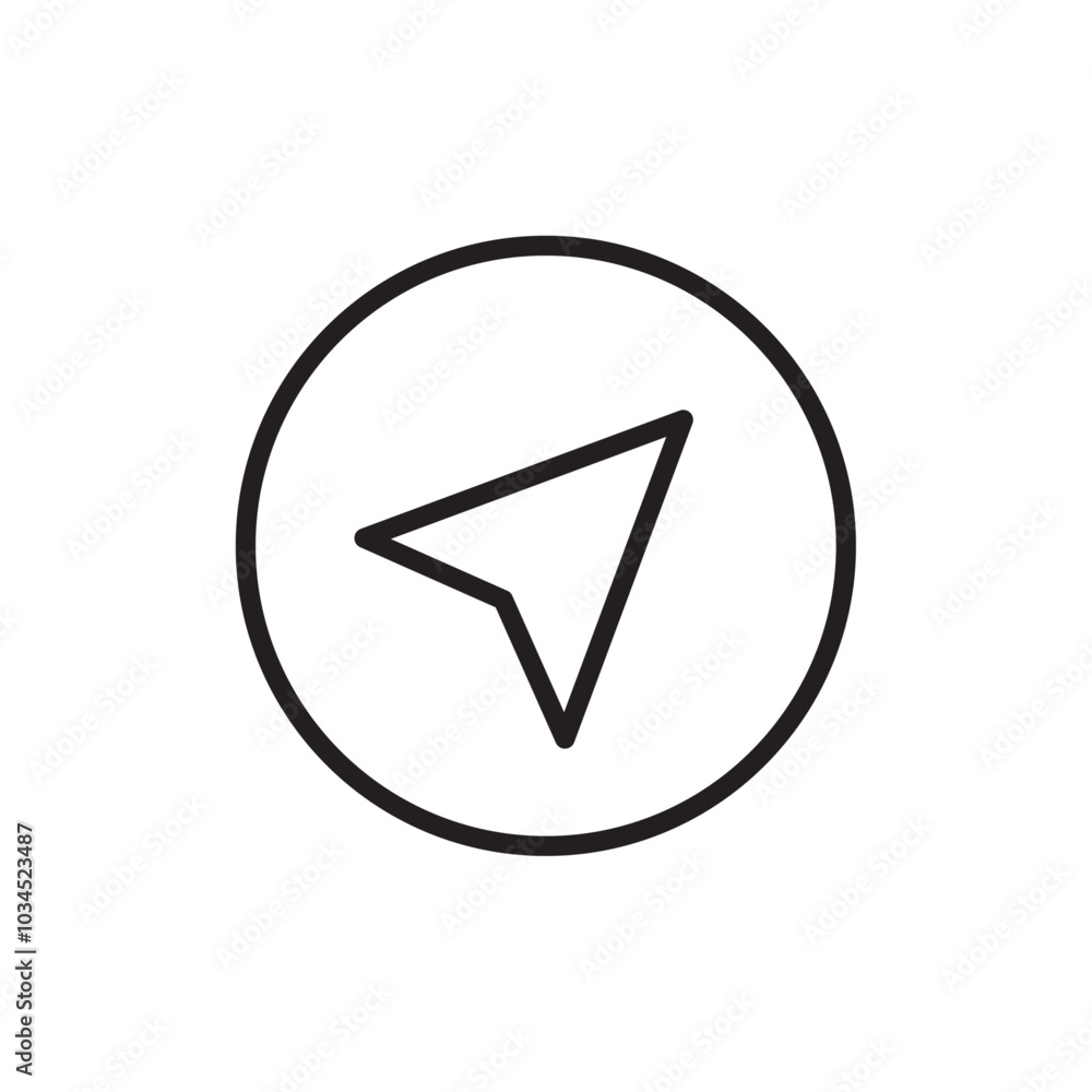 Send icon Simple thin outline Send icon Simple thin outline