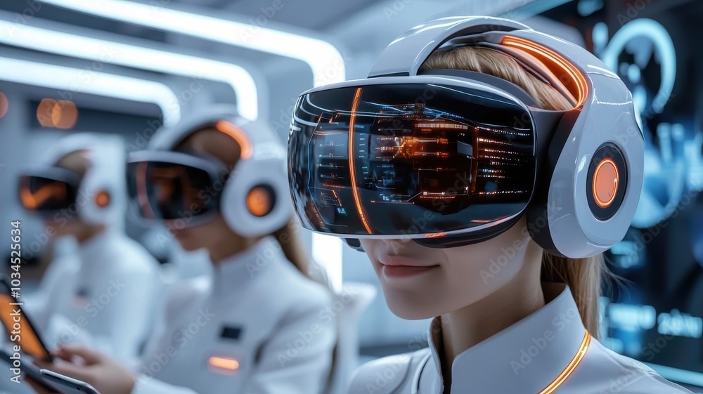 Cutting-Edge Classroom of Tomorrow: Students Engaged in Immersive Learning with Tablets and Virtual Reality Technology Cutting-Edge Classroom of Tomorrow: Students Engaged in Immersive Learning with Tablets and Virtual Reality Technology
