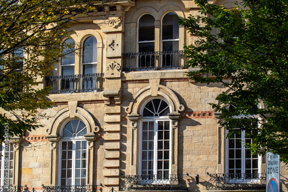 Fototapeta premium Ornate Historic Building with Decorative Windows