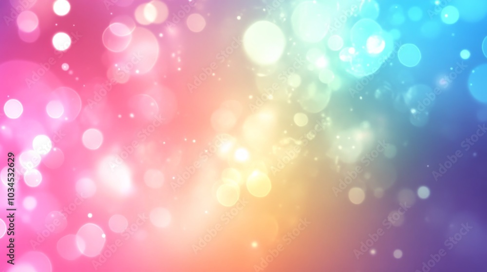 Blurred, vibrant background with bokeh effect Blurred, vibrant background with bokeh effect