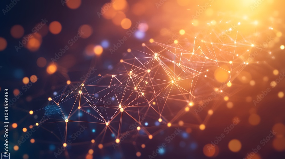 Fototapeta premium Technology web background. Virtual concept. 