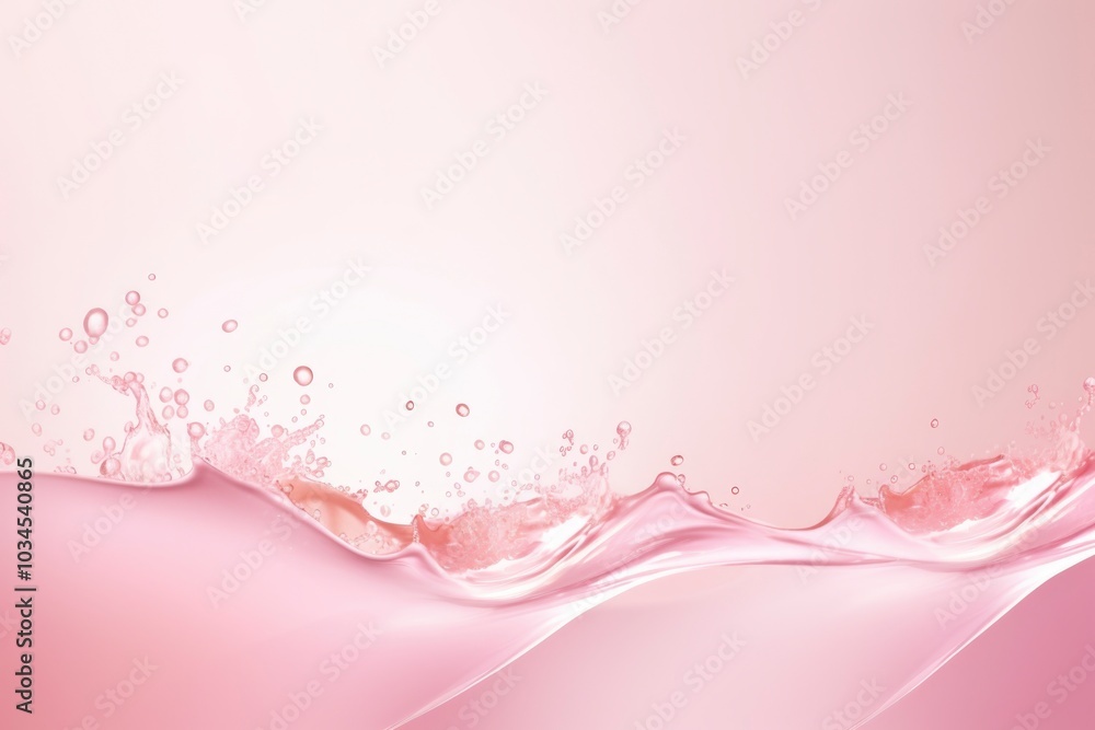 Pink water liquid splash Pink water liquid splash