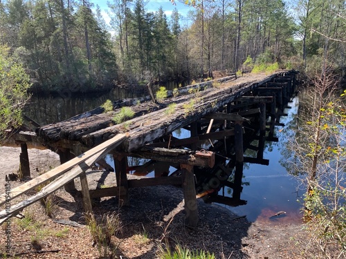 old wooden bridge