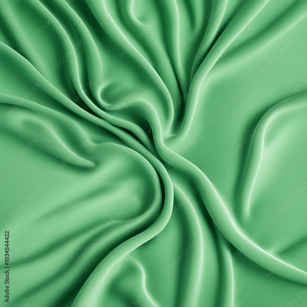 Obraz premium green silk background