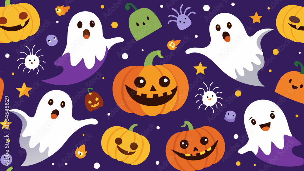 halloween seamless pattern halloween seamless pattern