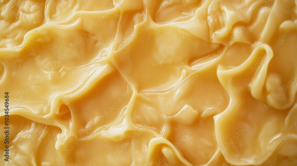 creamy melted beeswax texture background: a top-down, close-up view of creamy melted beeswax filling the entire frame creamy melted beeswax texture background: a top-down, close-up view of creamy melted beeswax filling the entire frame