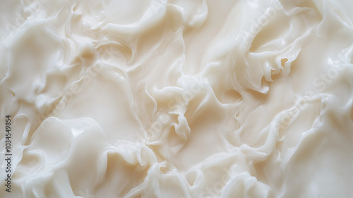 milky white wax texture background: a top-down, close-up view of milky white wax filling the entire frame photo