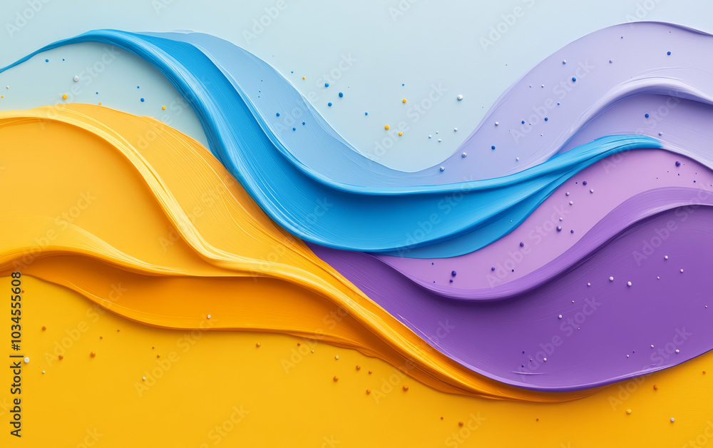 Splash of colored paint on commercial background
Splash of colored paint on commercial background