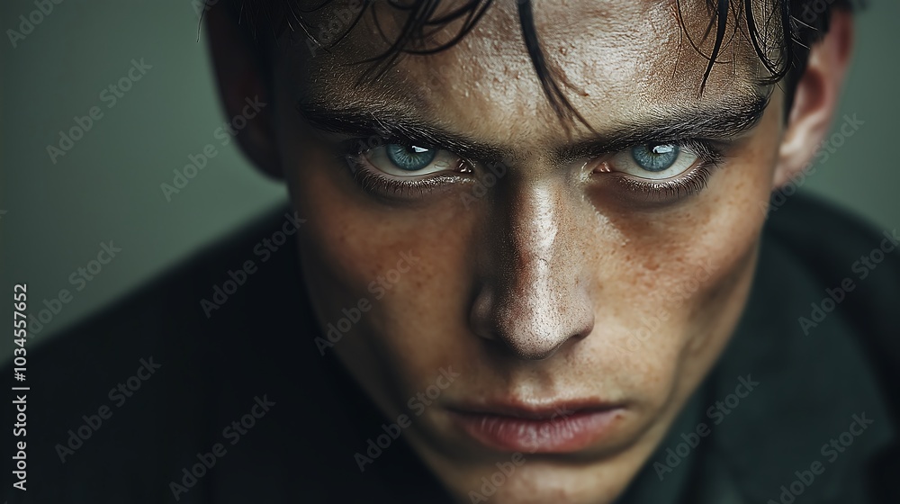 frontal portrait photography of man frontal portrait photography of man