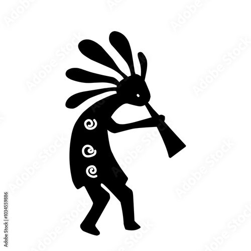 Kokopelli Vector Illustration 