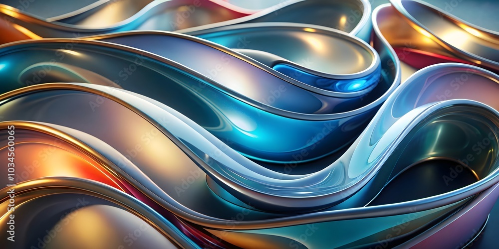 swirling wave patterns in cool shades for a modern abstract background design swirling wave patterns in cool shades for a modern abstract background design