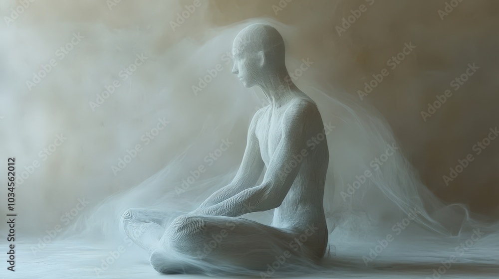 Lonely Person Sitting in Dark Room with Light from Window, Depression, Mental Health Lonely Person Sitting in Dark Room with Light from Window, Depression, Mental Health