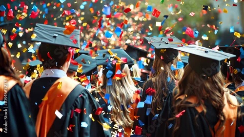University graduation celebration Video