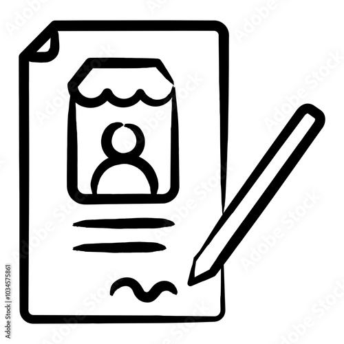 Supplier Contract Icon