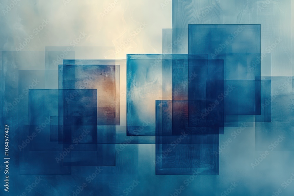 Blue Geometric Minimalism: Abstract Background Design Blue Geometric Minimalism: Abstract Background Design