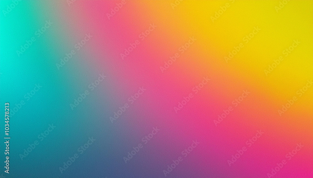 blend of pink, yellow, and turquoise hues, interspersed with a noisy grain texture, symbolizing creativity, joy, and a playful spirit blend of pink, yellow, and turquoise hues, interspersed with a noisy grain texture, symbolizing creativity, joy, and a playful spirit