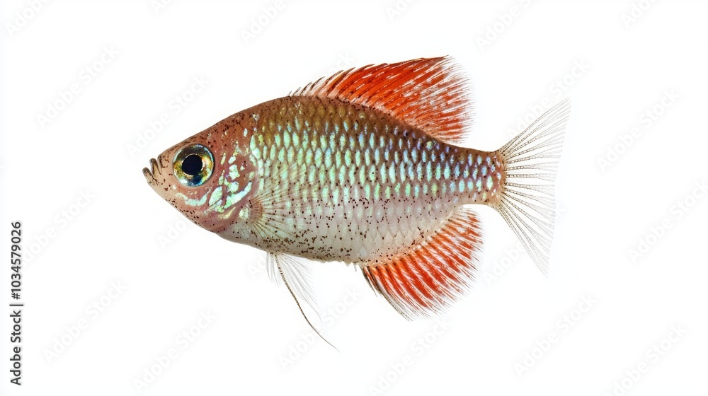 beautiful Dwarf Gourami displays its vivid colors and graceful fins while swimming freely in a clear environment showcasing its unique aquatic features. beautiful Dwarf Gourami displays its vivid colors and graceful fins while swimming freely in a clear environment showcasing its unique aquatic features.